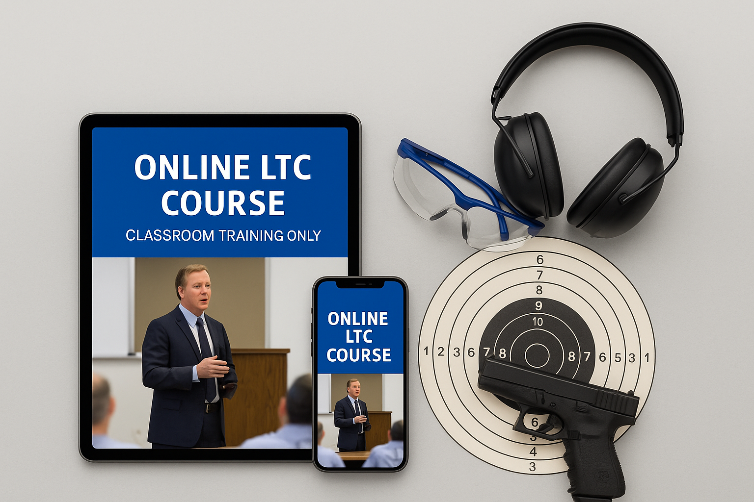 Beginner LTC Package – Online Class + Learn to Shoot + Shooting Test